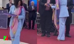 هدیه و تقدیر از پزشک بدون حجاب