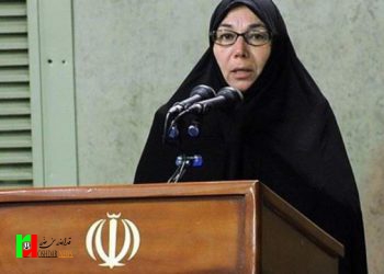 سخنرانی پروانه معصومی در حضور رهبرانقلاب