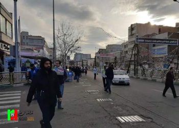 حضور مردم پیش از آغاز راهپیمایی ۲۲ بهمن