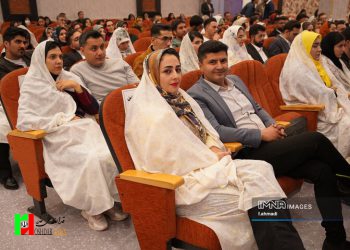 جشن ازدواج آسان ۱۱۴ زوج جوان در بجنورد خراسان شمالی