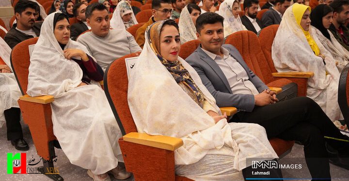 جشن ازدواج آسان ۱۱۴ زوج جوان در بجنورد خراسان شمالی