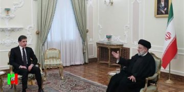 دیدار رئیس اقلیم کردستان با آیت‌الله رئیسی