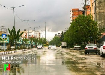 فعالیت سامانه بارشی کاهش دما در خراسان شمالی