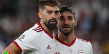 گل اول ایران به مصر توسط رامین رضاییان